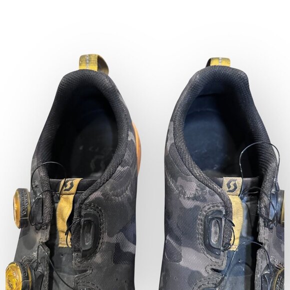 Scott Biking MTB AR Boa Clip Cycling Shoes Black Camouflage Design Size Mens 11 - Picture 4 of 16